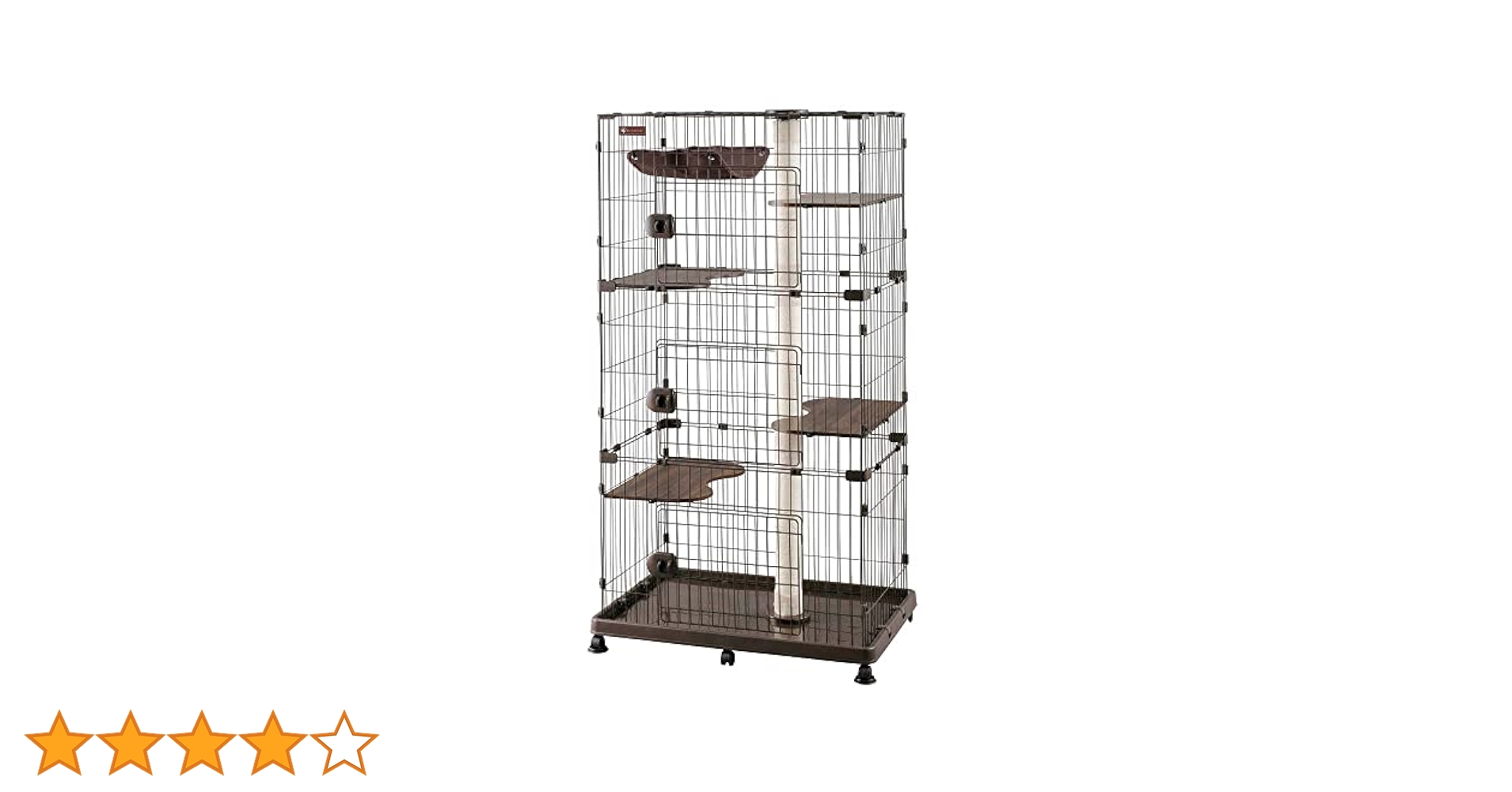 アイリスオーヤマ キャットケージ ブラック 69x55x169cm Amazon | アイリスオーヤマ キャットタワー付ケージ ワイド